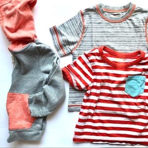 Tucker + Tate boys 2T bundle - 1 hoodie/2 tees
